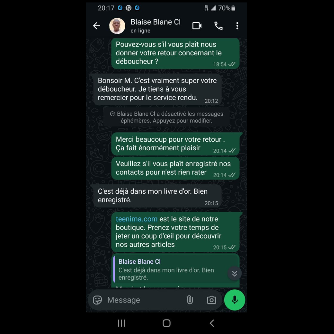 🌟 PINCE ATTRAPE DÉCHETS 🌟 Dites Adieu aux Canalisations Bouchées ! 🇬🇳