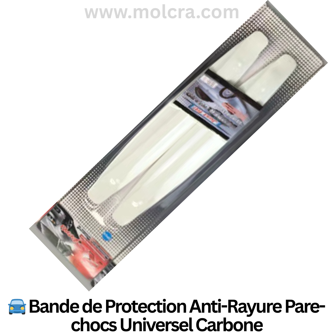 Bande Protection Pare-chocs Anti-Rayure Universel Carbone - Protection Voiture
