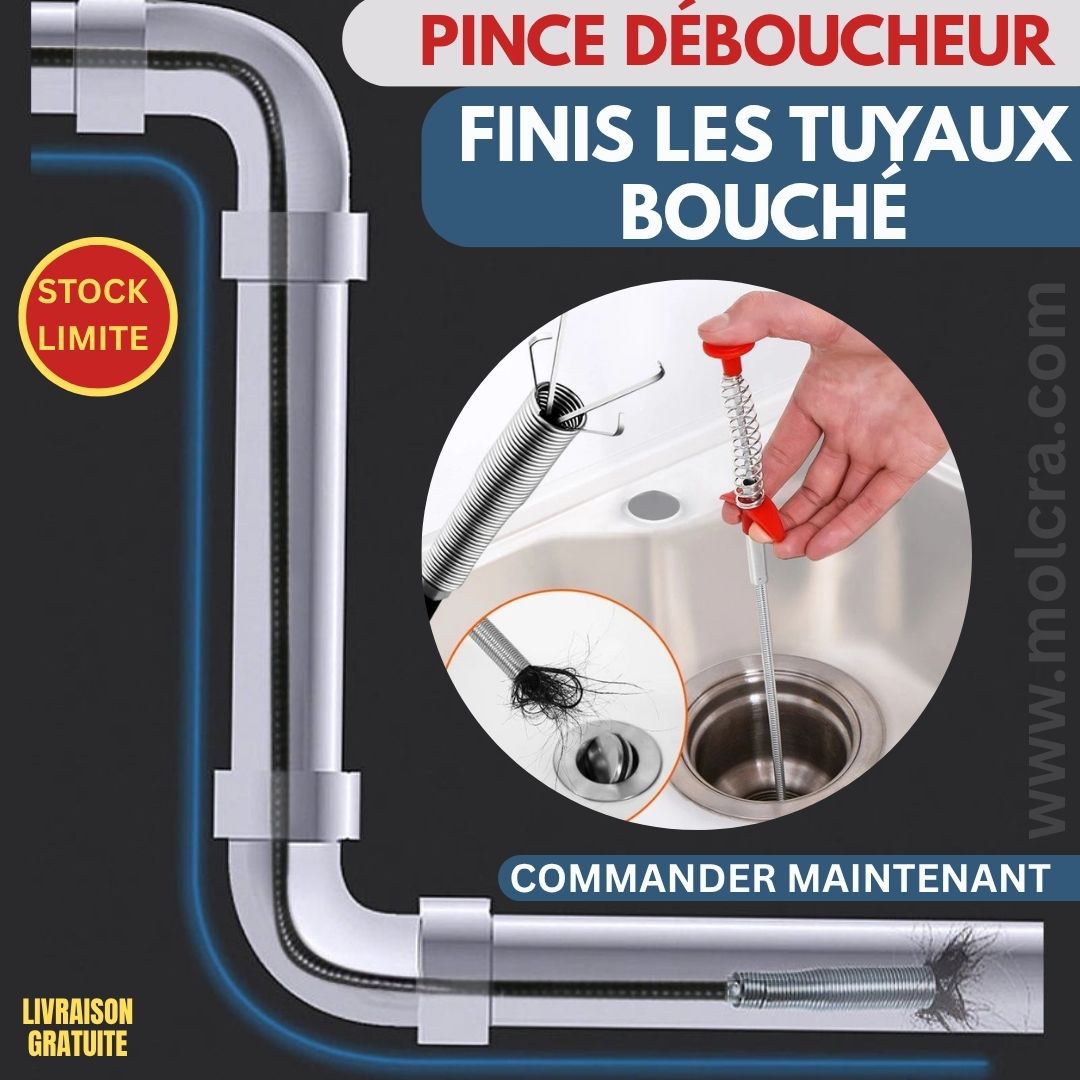 🌟 PINCE ATTRAPE DÉCHETS 🌟 Dites Adieu aux Canalisations Bouchées ! 🇬🇳