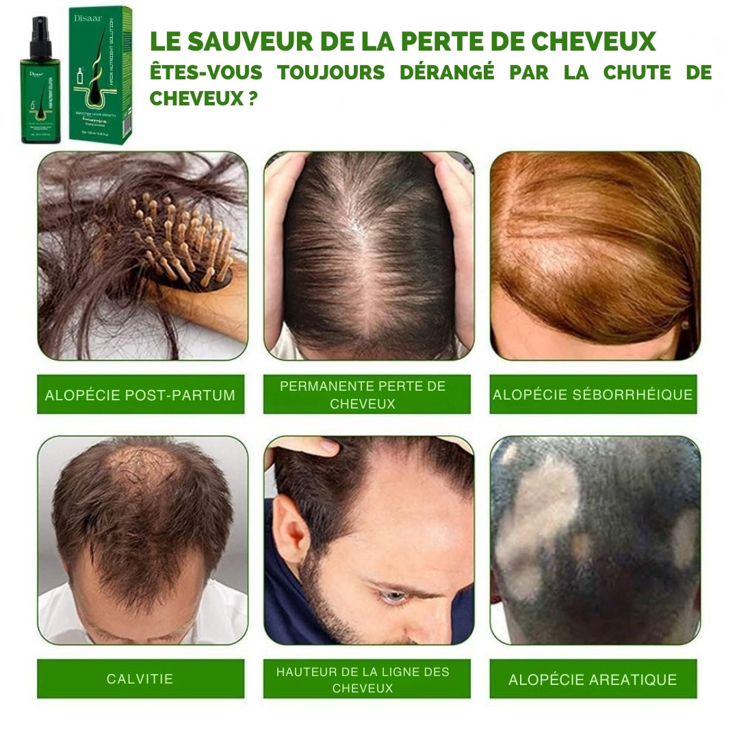 Spray de Traitement Anti-Chute Disaar – Accélérez la Repousse et Stimulez la Croissance de Vos Cheveux