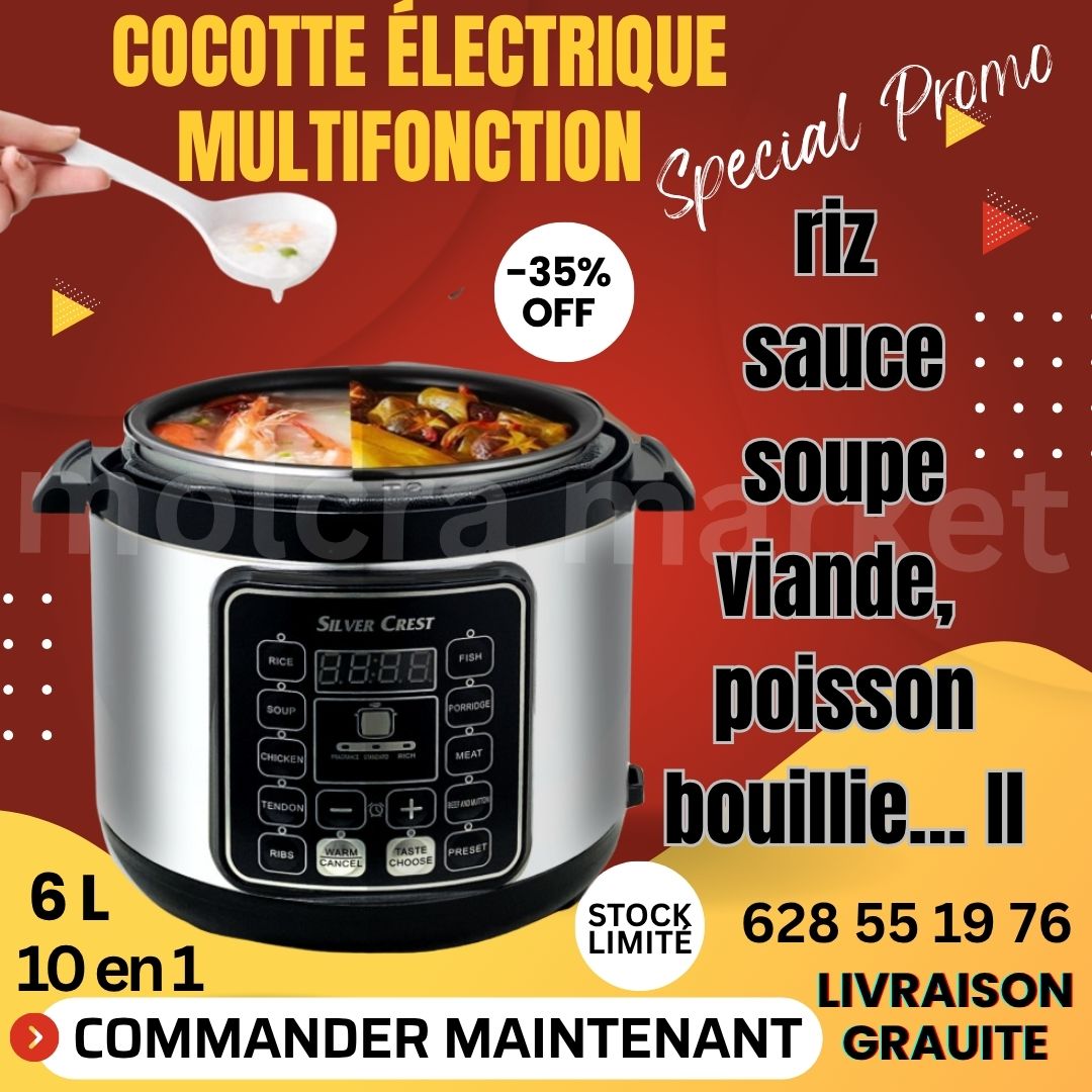 Cocotte autocuisseur Intelligent multifonction Silver Crest. Dites adieu aux longues heures en cuisine…