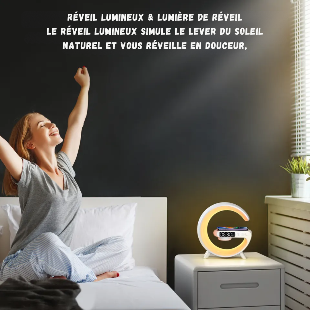 Lampe LED Design avec Chargeur Sans Fil – Un Objet de Décoration Pratique et Élégant
