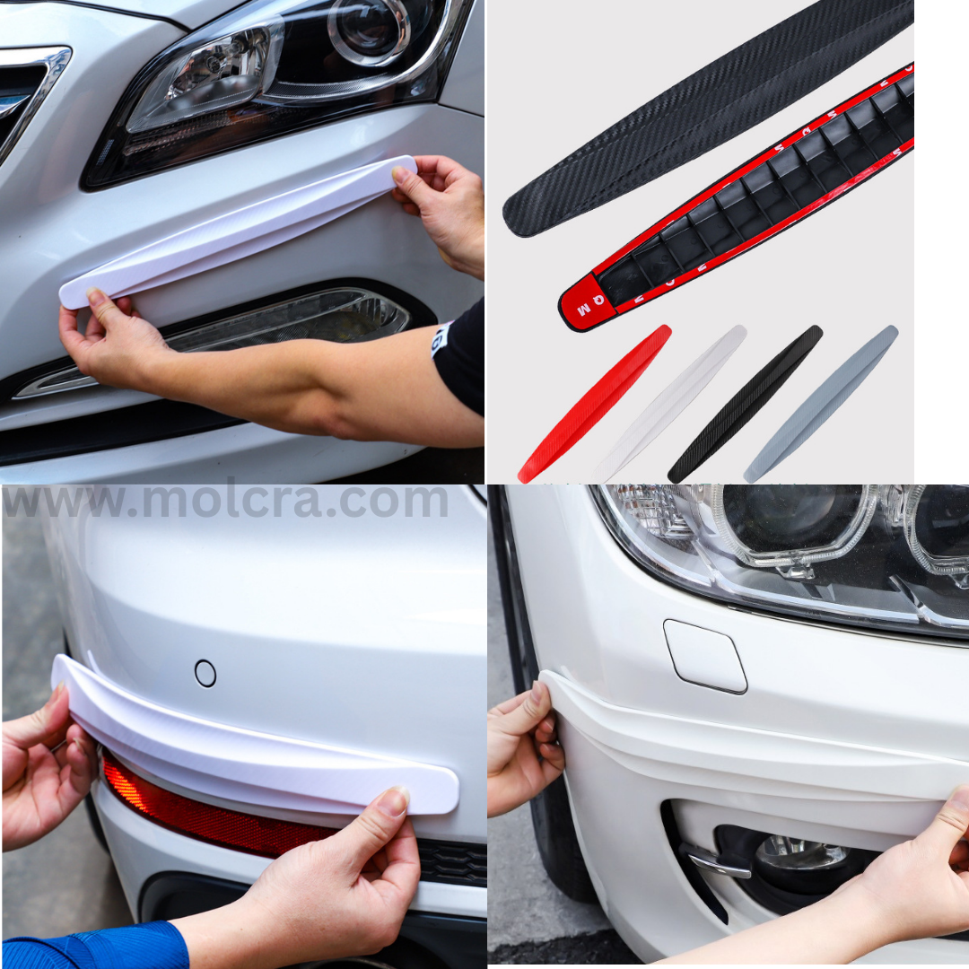 Bande Protection Pare-chocs Anti-Rayure Universel Carbone - Protection Voiture