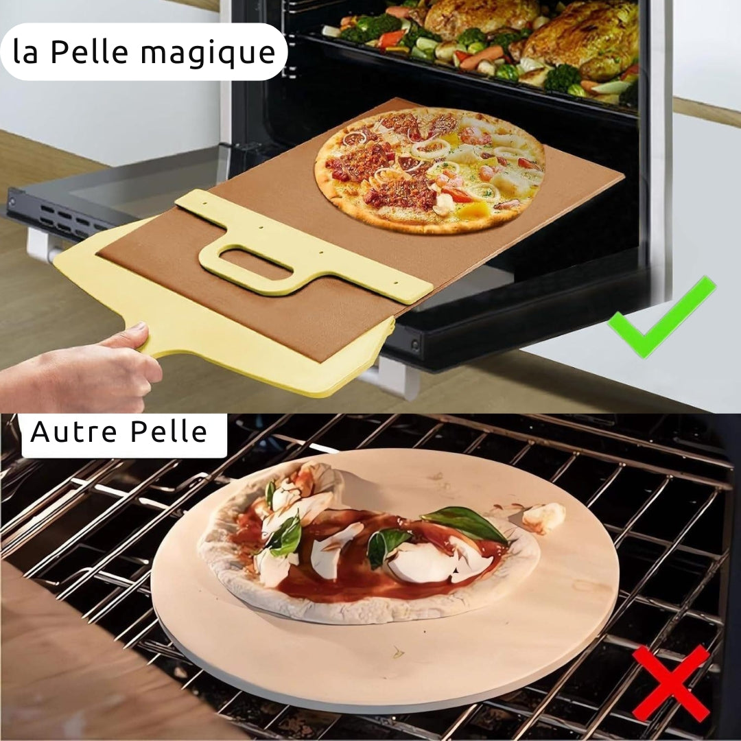 Pelle à pizza magique L'Accessoire Magique pour Réussir Toutes Vos Pizzas Maison 🍕