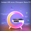 Lampe LED Design avec Chargeur Sans Fil – Un Objet de Décoration Pratique et Élégant